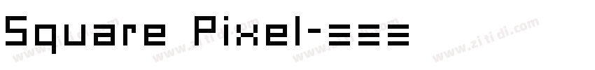 Square Pixel字体转换